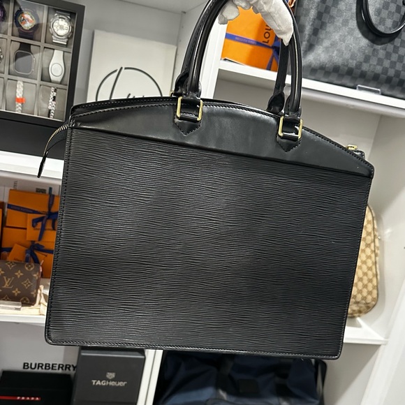 Louis Vuitton Riviera Handbag Epi Leather Black - Picture 11 of 12